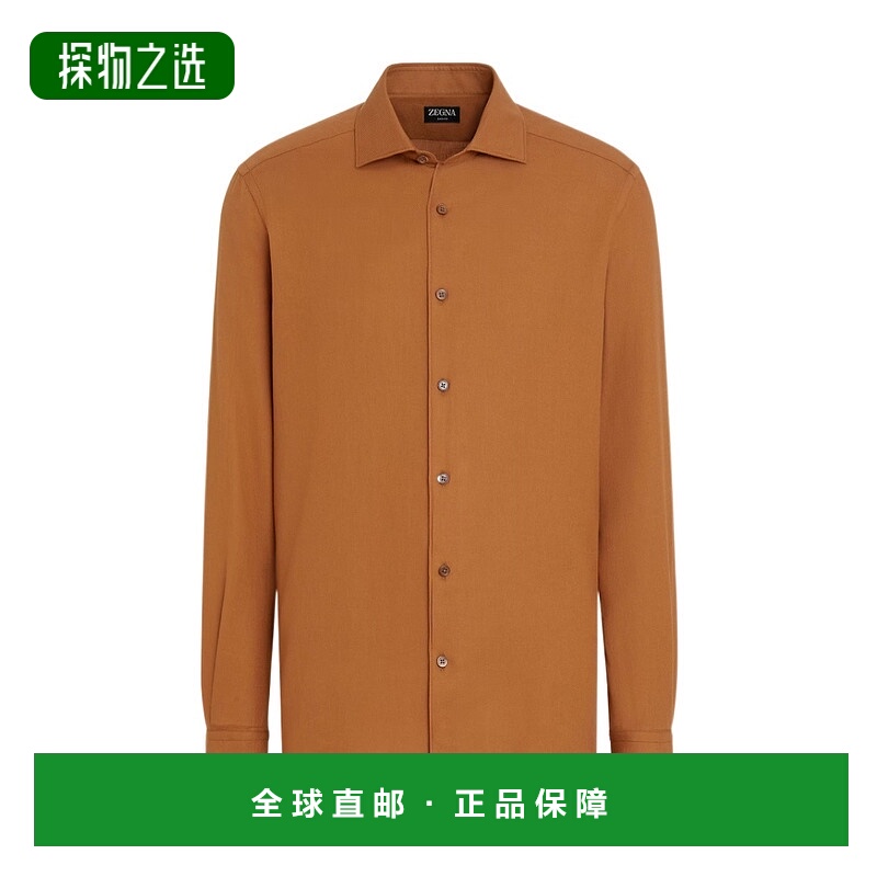 香港直邮Zegna Cashco 长袖羊绒衬衫 E8X44A6SRF5