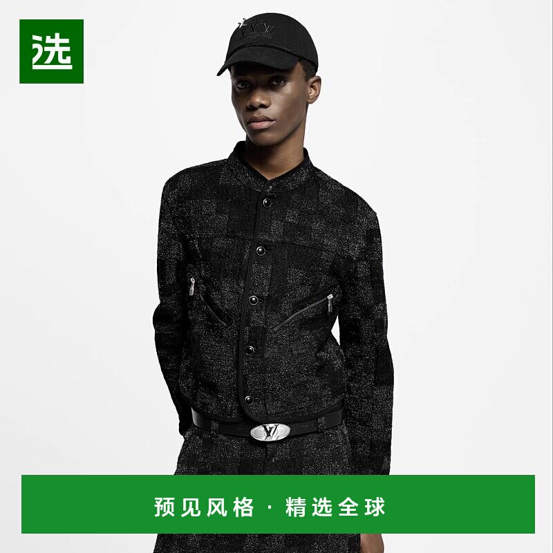 1h可退 欧洲直邮LV/路易威登 男士黑色皮革腰带正品高级感新款