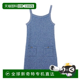 SS2025 1h可退 818645XKENS4179 香港直邮GUCCI 蓝色 女士连衣裙