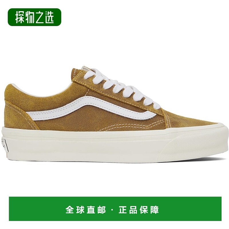 1h可退 香港直邮Vans 范斯 男士 黄色 Old Skool 运动鞋 VN000CNG