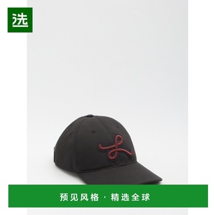 香港直邮LOEWE 男士帽子 K820358XAJ1100 SS2026 黑色 棉质L 形贴