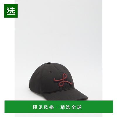 香港直邮LOEWE 男士帽子 K820358XAJ1100 SS2026 黑色 棉质L 形贴