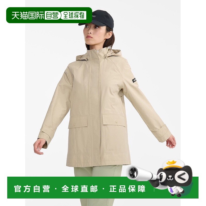 自营欧洲直邮AIGLE艾高 中长款 GORE-TEX 雨衣外套