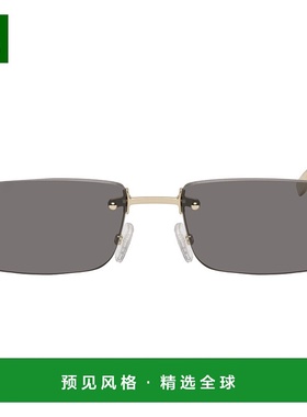 1h可退 香港直邮Fendi 芬迪 男士 金色 First Crystal 太阳镜 FE4