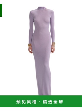 香港直邮SELF-PORTRAIT 女士连衣裙 PF25087XL SS2025 紫色 高领