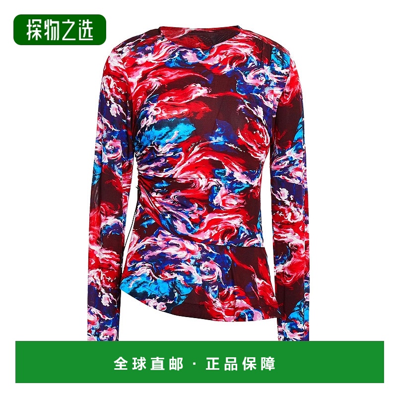 香港直邮kenzo 高田贤三 女士 T恤 red红色 舒适时尚