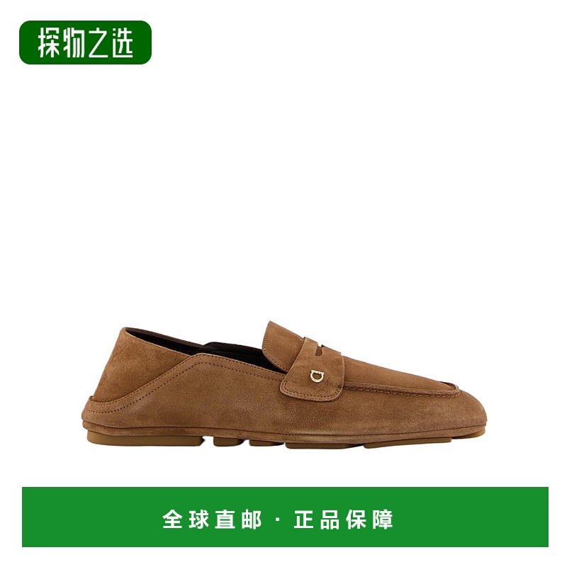 香港直邮Salvatore Ferragamo Gancini扣饰开车鞋 029788乐福鞋