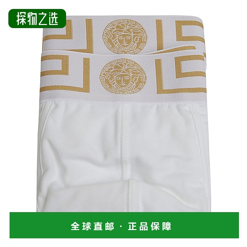 香港直邮Versace 松紧腰带内裤两件装 AU10180范思哲
