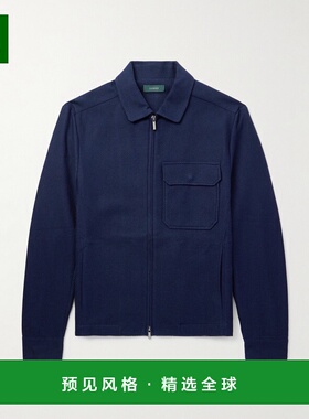 1h可退 香港直邮Slowear 男士 Zanone 棉质拉链夹克 810301ZM390Z