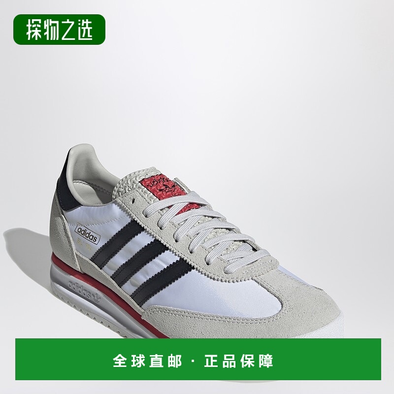 香港直邮Adidas Originals 男士 SL 72 运动鞋(白色/黑色) JS0746