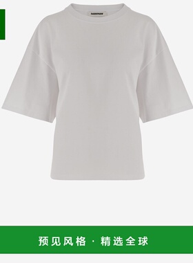 香港直邮DARKPARK 女士T恤 WJE07JSW070001 SS2025 白色 垂坠短袖