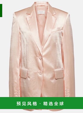 1h可退 香港直邮Sportmax 斯宝麦斯 女士 Volante 缎面西装外套