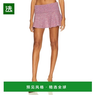 1h可退 香港直邮Danielle Guizio 女士 心形扇贝形迷你半身裙 F23