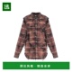 香港直邮R13 女士衬衫 R13WR008R655B0OVERDYEDPURPLEPLAID