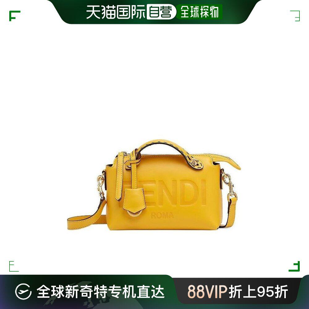 香港直邮fendi 印花logo手提包 8bl145ac9l真皮