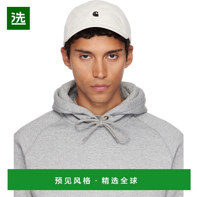1h可退 香港直邮CARHARTT WIP 男士 白色 Madison Logo 棒球帽 I0