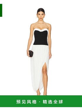 1h可退 香港直邮Simkhai 女士 Augusta 紧身胸衣中长连衣裙 12510