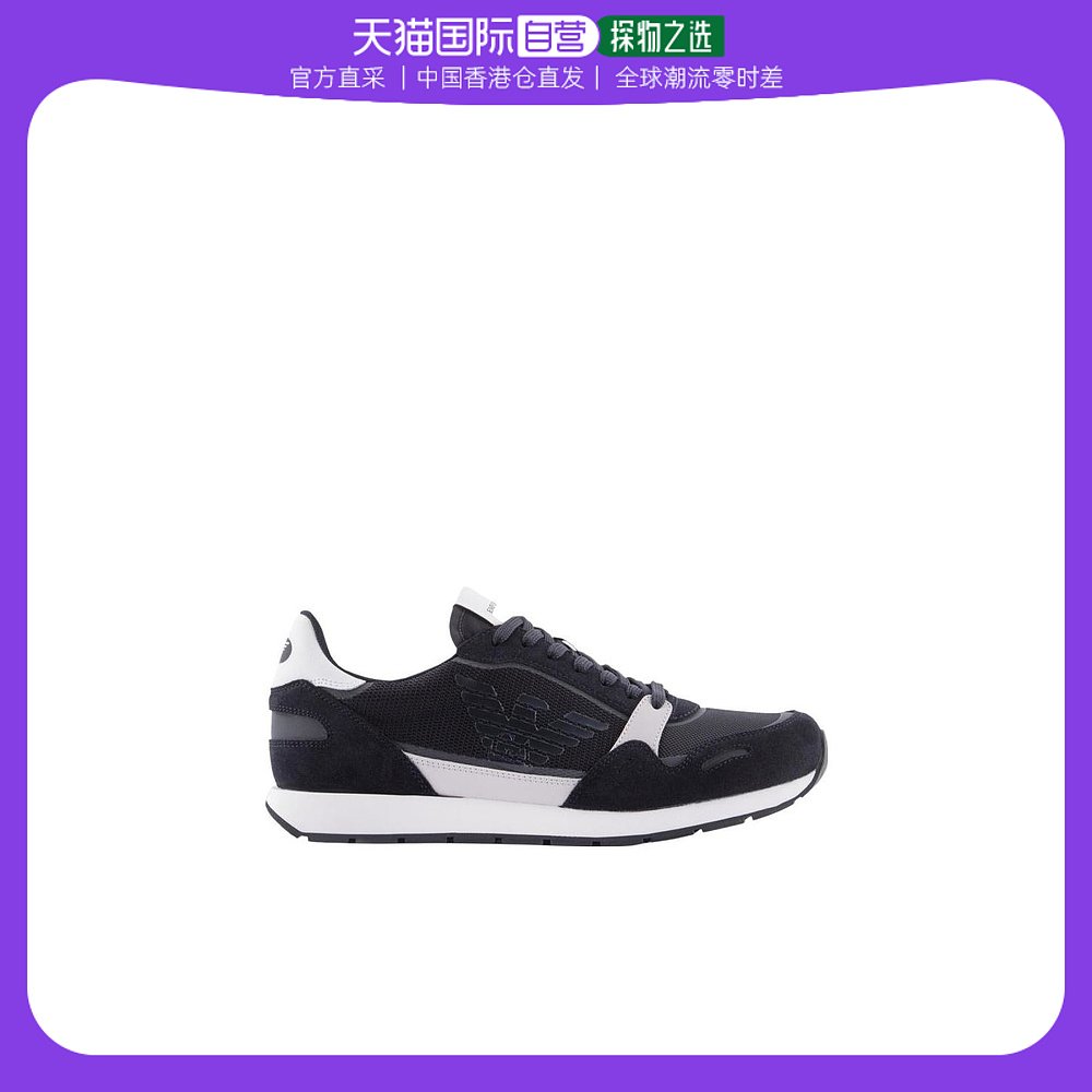 香港直邮emporio armani 徽标低帮运动鞋 x4x537xm678