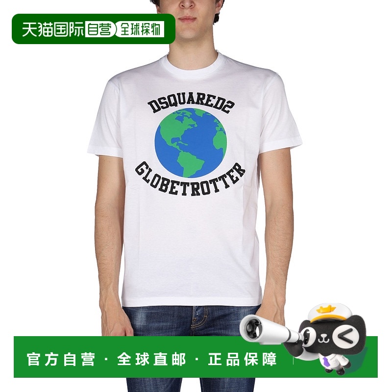 1h可退 香港直邮Dsquared2 二次方 男士 徽标短袖T恤 S74GD1030S2