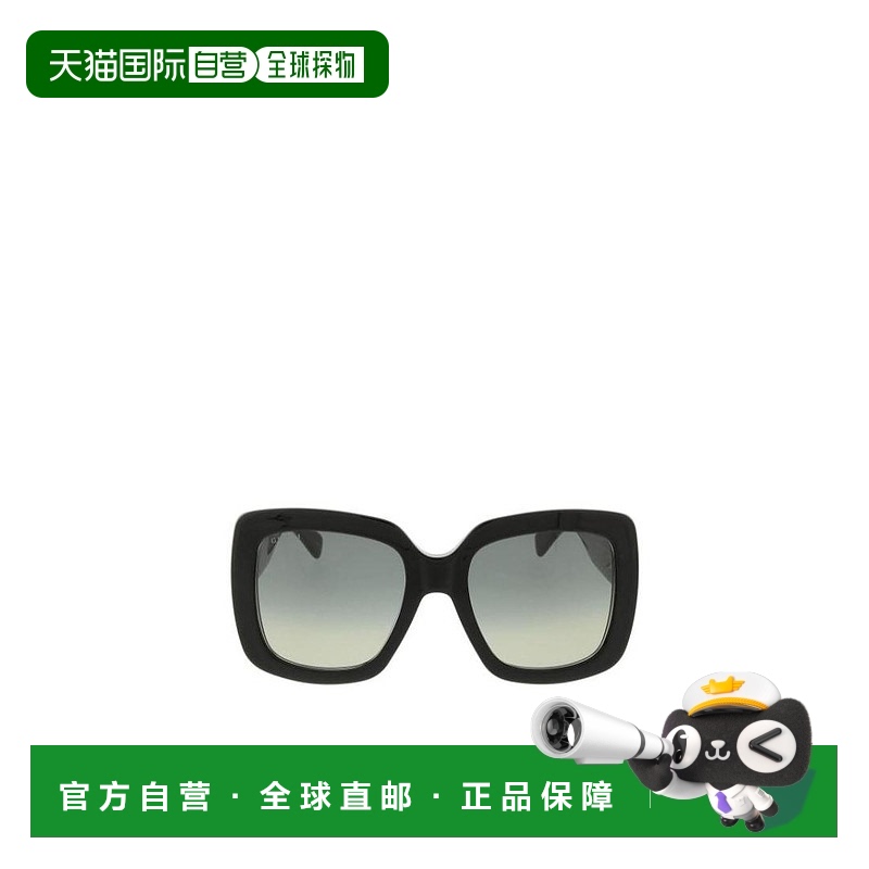 自营Gucci 黑色徽标太阳镜 GG0141SN古驰