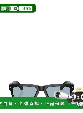 1h可退 香港直邮Prada 普拉达 男士 矩形太阳镜 PRB11S black黑色