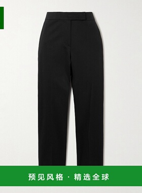 1h可退 香港直邮MaxMara 麦斯玛拉 女士 秋葵褶飾細部九分褲 2511