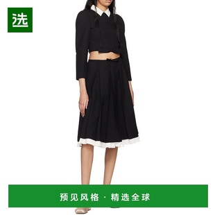 半身裙 香港直邮SHUSHU Pleat Ruffled MWDCSK06QAP167BA100 TONG