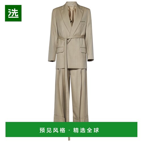 香港直邮VICTORIA BECKHAM 女士西服 1125WJK006092AALMOND西装