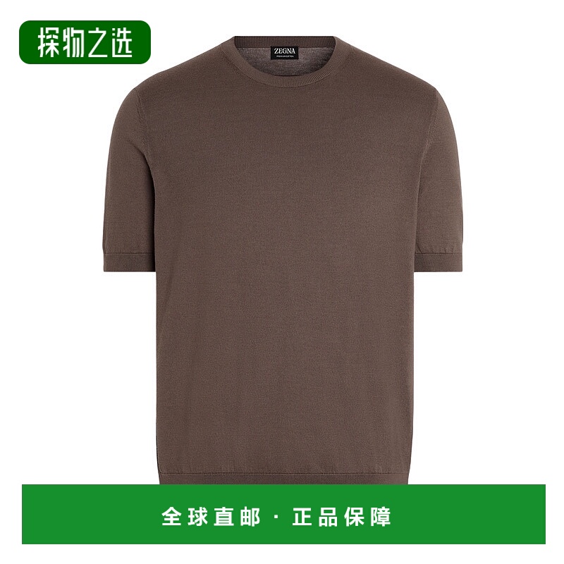 香港直邮Zegna 针织T 恤 UFC90A9C10杰尼亚短袖