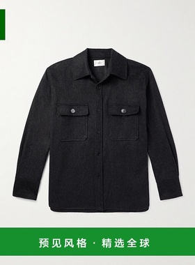 1h可退 香港直邮Saint Laurent 圣罗兰 男士 羊绒和羊毛衬衫 7930