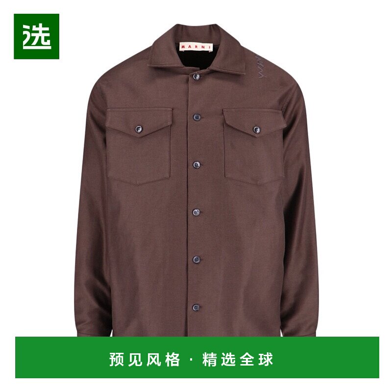 1h可退 MARNI 男士衬衫 CUMU0310S1TCY3600M66