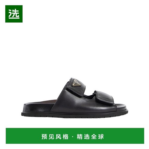 香港直邮Prada 圆头拖鞋 1XX755038