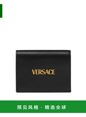 香港直邮Versace 对折钱包 10200801A13677拉链牛皮范思哲
