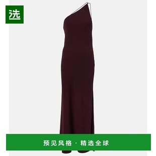 crêpe 女士 单肩长款 连衣裙 舒适 1h可退 red红色 香港直邮VINCE