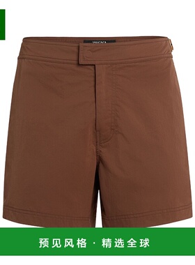 香港直邮Zegna 品牌标志游泳短裤 N7B54240