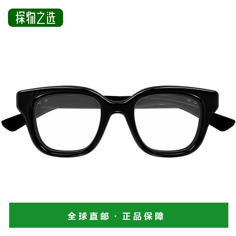 1h可退 香港直邮Gucci 古驰 女士 黑色 Square 眼镜 GG1831O