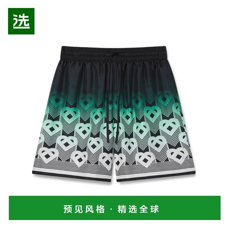 香港直邮CASABLANCA 男士短裤 MPF25TR01201 AW2025 绿色,男装,休闲裤,淘宝优惠券,粉丝福利购,淘宝优惠卷