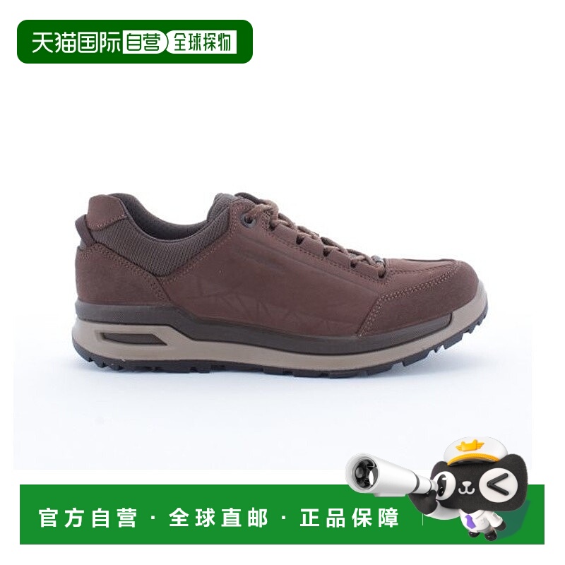 自营欧洲直邮LOWA BELLAGIO GTX LOW男士深棕色防水科技面料登山