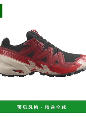 欧洲直邮SALOMON 24新款 SC6GT系列男士米红色黑色印花纺织运跑鞋