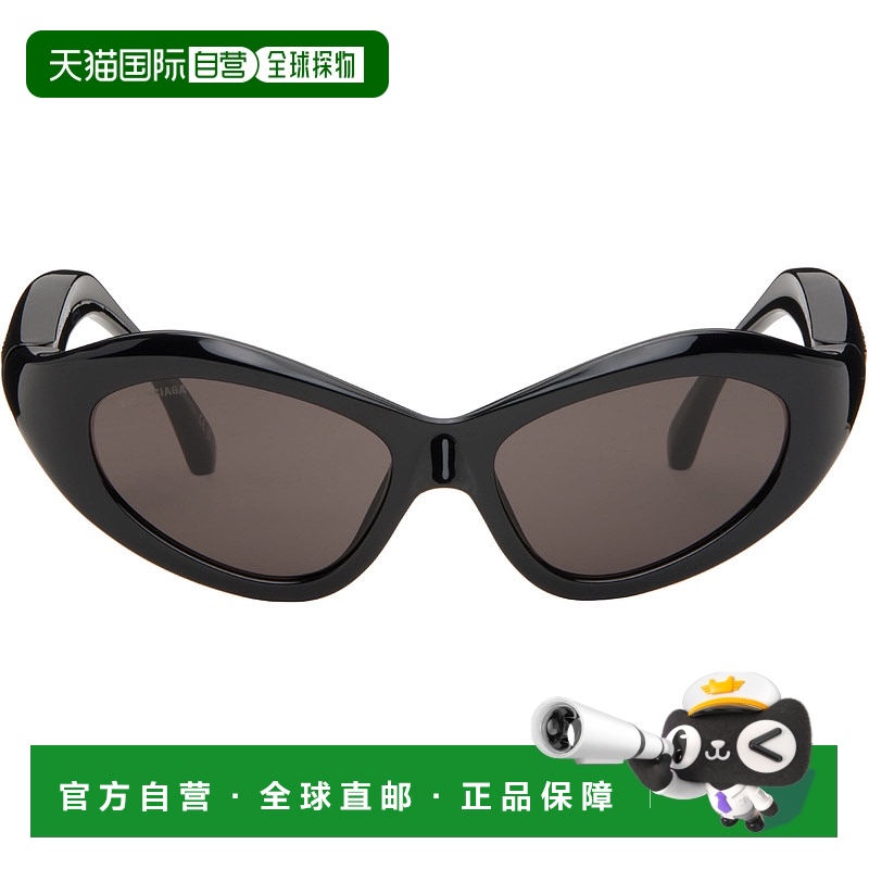 1h可退 香港直邮Balenciaga 巴黎世家 女士 黑色 Orbit Cat 太阳