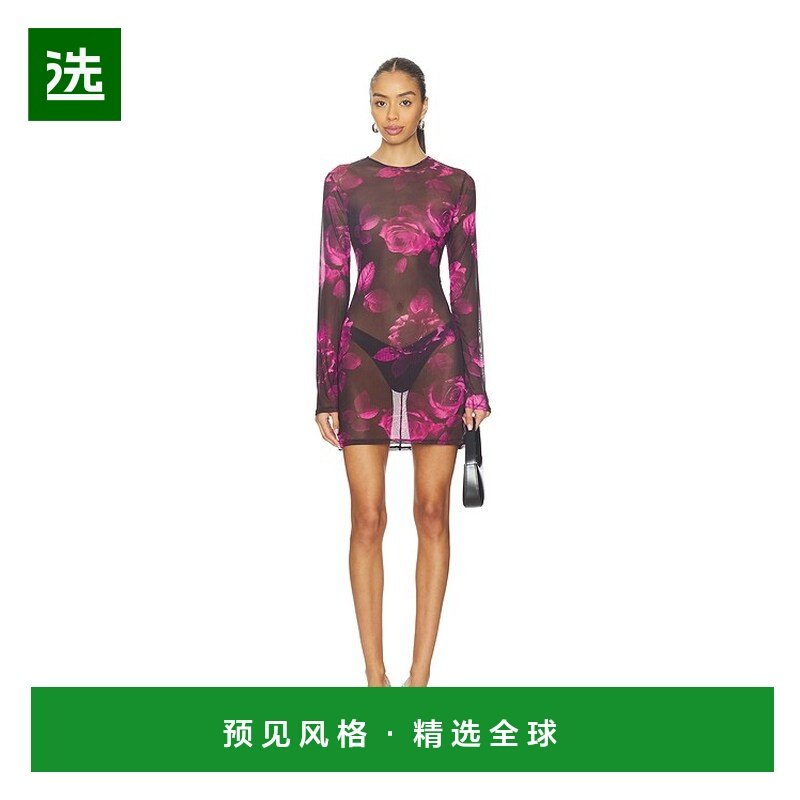 1h可退 香港直邮GOOD AMERICAN 女士 网纱迷你连衣裙 GSW1292,女装/女士精品,连衣裙,淘宝优惠券,粉丝福利购,淘宝优惠卷