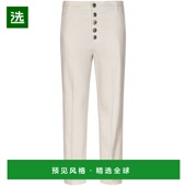 香港直邮Dondup 女士 休闲长裤 1h可退 DP576GSE043PTD0 white白