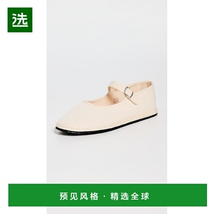 香港直邮Vibi Venezia 女士 玛丽珍米色平底鞋 brown棕色 舒适时