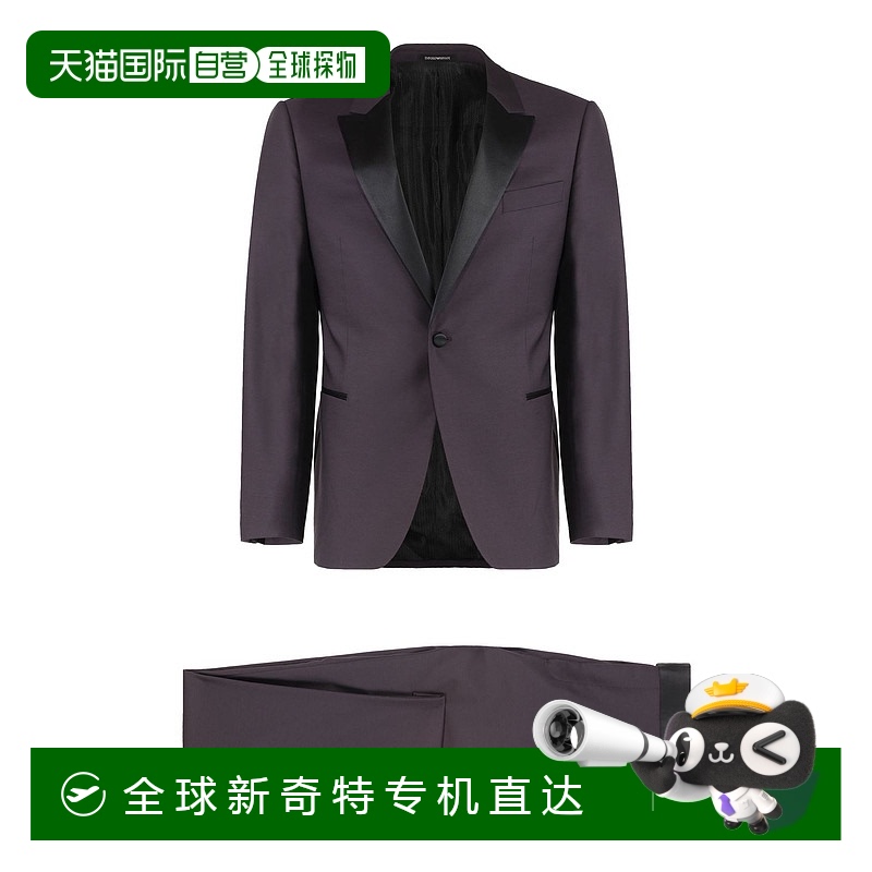 1h可退 欧洲直邮emporio armani 男士 休闲西装阿玛尼