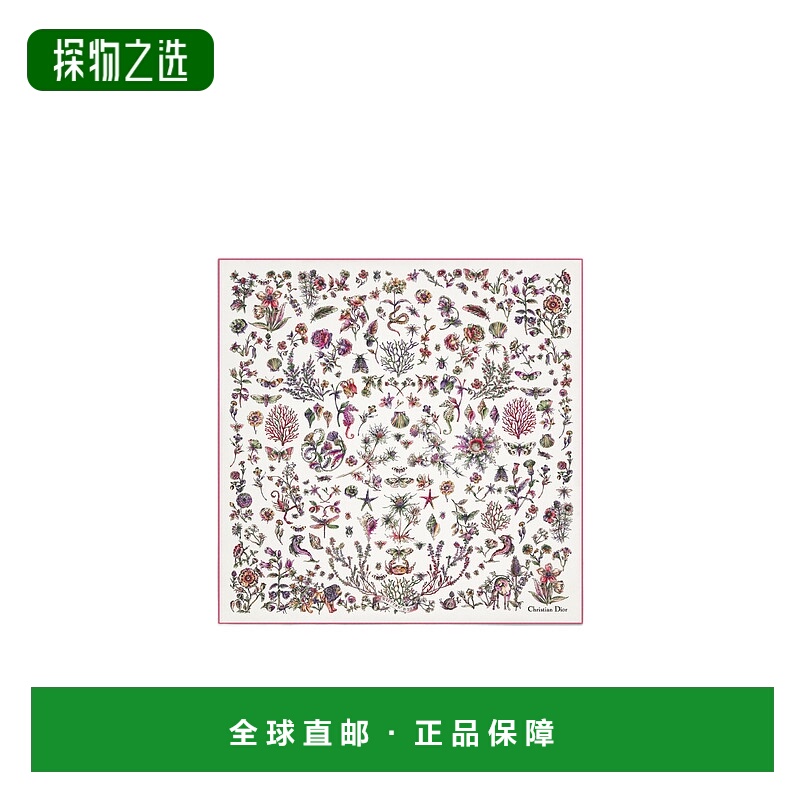 香港直邮Dior 印花方巾 51CAB070I610真丝
