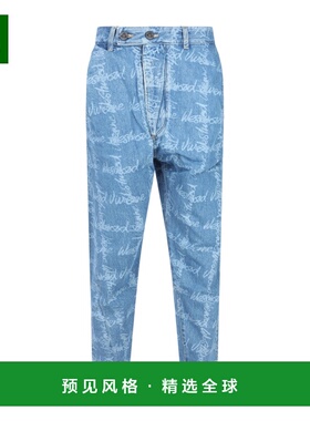 香港直邮Vivienne Westwood 腰带环牛仔裤 3902000XW014I印花