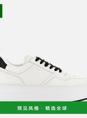 欧洲直邮Hogan Skyscraper黑色/白色运动鞋女款厚底网球鞋