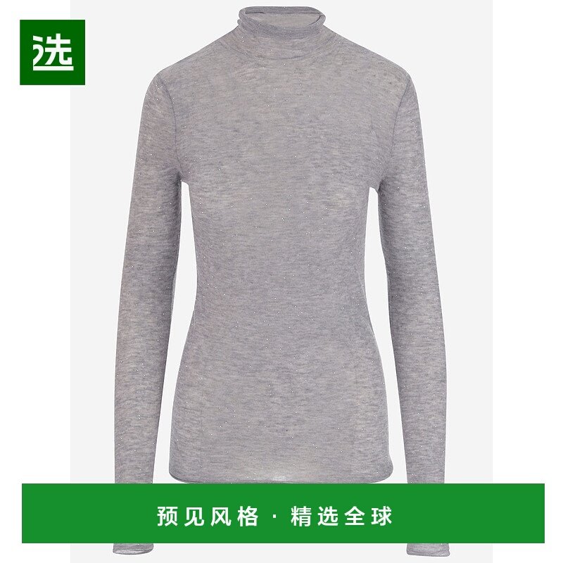 1h可退 香港直邮Pinko 品高 女士 毛衣 105821A2PM grey灰色 舒适