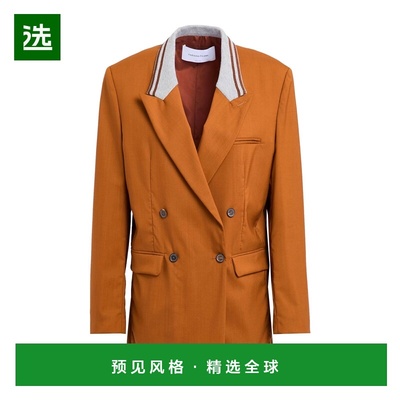 1h可退 香港直邮Fabiana Filippi 女士 西装外套 brown棕色 舒适