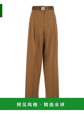 1h可退 香港直邮MaxMara 麦斯玛拉 女士 Studio Bergamo 繫帶褶襉